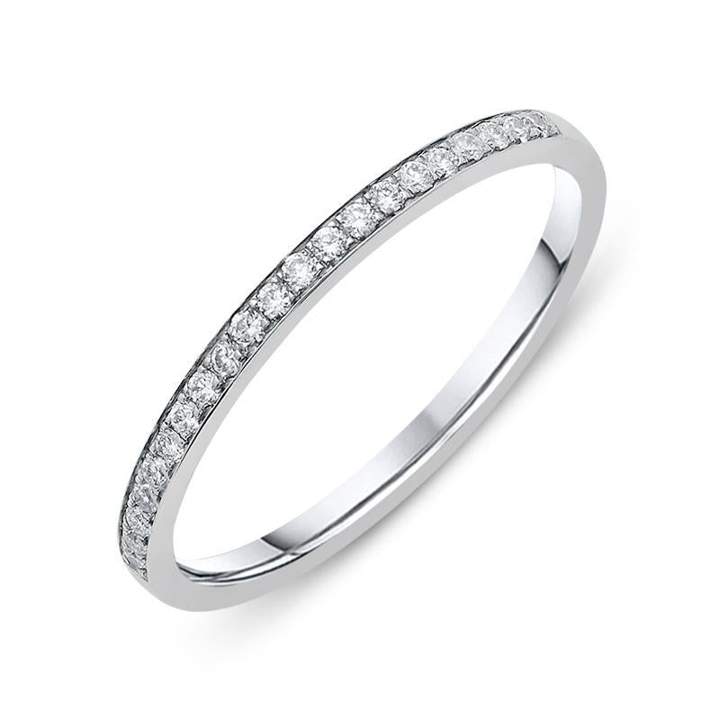 Single line diamond ring on sale