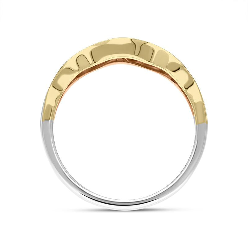 18ct Gold Diamond Tension Set Wave Ring, FEU-2527_3
