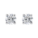 18ct White Gold 0.40ct Diamond Solitaire Stud Earrings FEU2068