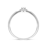 18ct White Gold Brilliant Cut Diamond Solitaire Ring BLC-154