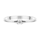 18ct White Gold Brilliant Cut Diamond Solitaire Ring BLC-154