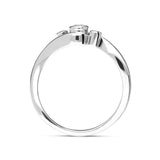 18ct White Gold Diamond Three Stone Crossover Ring, FEU-2484_3