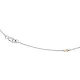 18ct White and Rose Gold Diamond Long Necklet N1024_2
