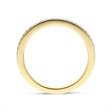 18ct Yellow Gold Brilliant Cut 0.22ct Diamond Half Eternity Ring BLC-174