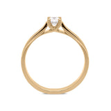 18ct Rose Gold 0.19ct Brilliant Cut Diamond Solitaire Ring BLC-083