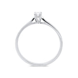 18ct White Gold 0.07ct Brilliant Cut Diamond Solitaire Ring Ring BLC-087