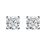 18ct White Gold 0.15ct Diamond Solitaire Stud Earrings FEU2083