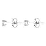 18ct White Gold 0.15ct Diamond Solitaire Stud Earrings FEU-2137