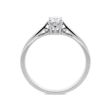 18ct White Gold 0.25ct Diamond Brilliant Cut Solitaire Ring, R950.