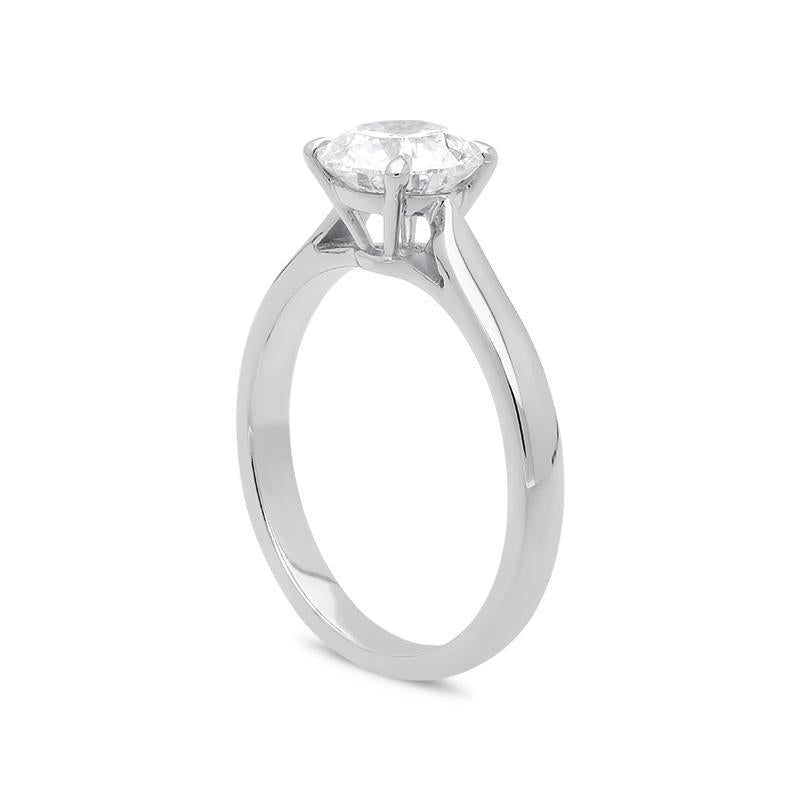 18ct White Gold 1.50ct Diamond Brilliant Cut Solitaire Ring