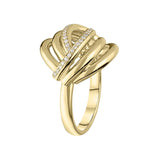 18ct Yellow Gold 0.17ct Diamond Dress Ring, STC-062.