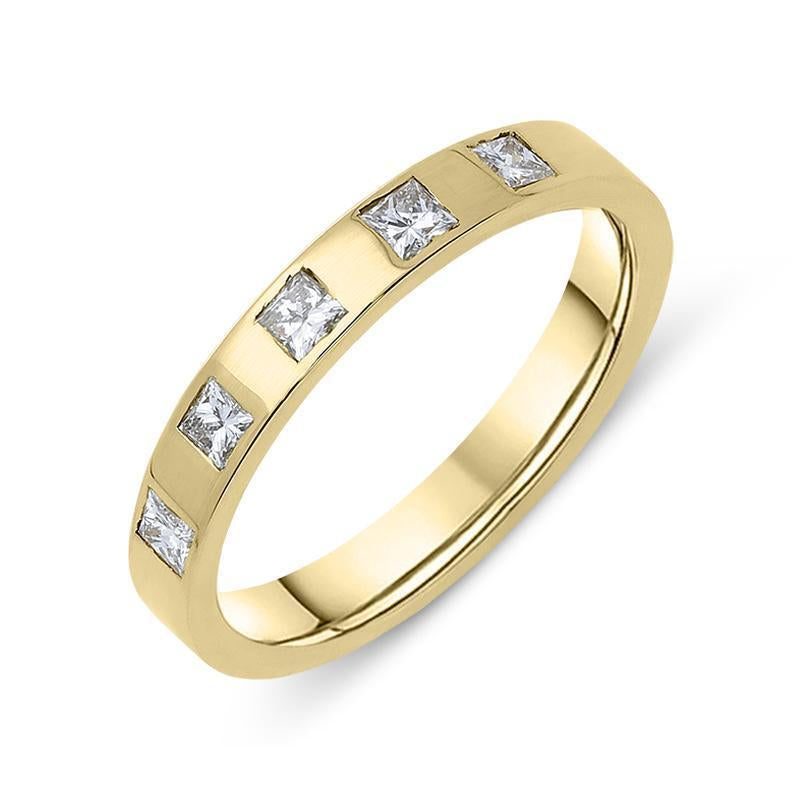 18ct Yellow Gold 0.30ct Diamond 3mm Wedding Ring. CGN-743.