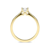 18ct Yellow Gold 0.55ct Diamond Brilliant Cut Solitaire Ring, R566.