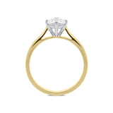 18ct Yellow Gold 0.62ct Diamond Solitaire Ring, FEU-715. 