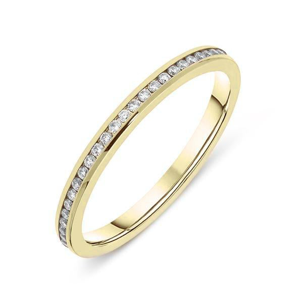 18ct Yellow Gold Diamond Brilliant Cut Eternity Ring, BNN-137.