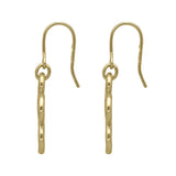18ct Yellow Gold 0.14ct Diamond Circle Bubble Earrings STC-047