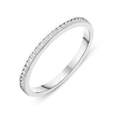 Platinum 0.27ct Diamond Eternity Ring, BNN-345.