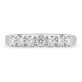 Platinum 0.30ct Diamond Claw Set Wedding Half Eternity Ring, FEU-2388_2