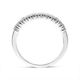 Platinum Brilliant Cut 0.29ct Diamond Half Eternity Ring BLC-178