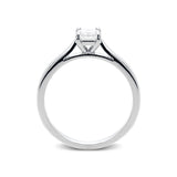 Platinum 0.30ct Diamond Princess Cut Solitaire Ring
