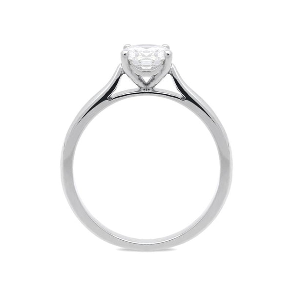 Platinum 0.50ct Diamond Brilliant Cut Solitaire Ring. FEU-1634.