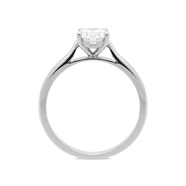 Platinum 0.50ct Diamond Brilliant Cut Solitaire Ring. FEU-1634.