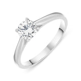 Platinum 0.70ct Diamond Brilliant Cut Solitaire Ring, ATD-088.