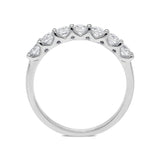 Platinum 0.79ct Diamond Brilliant Cut Half Eternity Ring, FEU-1414.