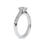 Platinum 0.82ct Diamond Brilliant Cut Ring, ATD-084. 