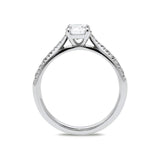Platinum 0.82ct Diamond Brilliant Cut Ring, ATD-084. 