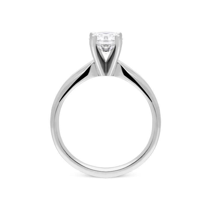 Platinum 0.80ct Diamond Solitare Ring R1125