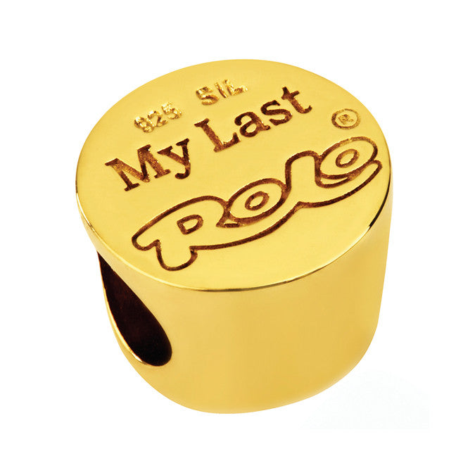 My Last Rolo Yellow Gold Vermeil Mini Charm